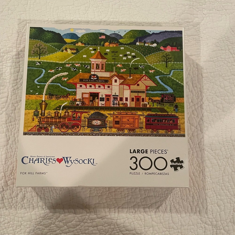 Charles Wysocki Fox Hill Farms 300-Piece Jigsaw Puzzle - Multicolor